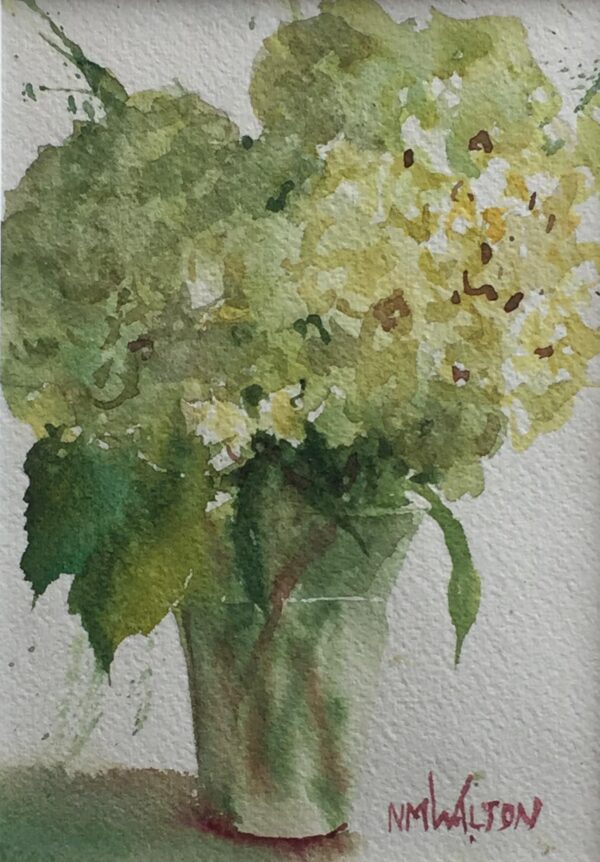 White Hydrangeas
