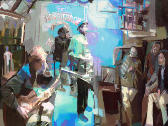 View artwork titled Shades of Blues