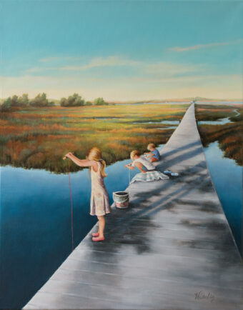 View artwork titled Crabbing on the Cape