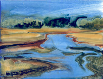 View artwork titled Harbor at Low Tide