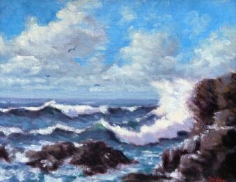 View artwork titled The Maine Coast