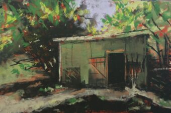 View artwork titled Barbara’s Shed