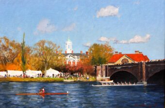 View artwork titled Racing on the Charles