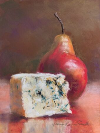 View artwork titled Roquefort and Red Bartlett