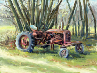 View artwork titled Out to Pasture