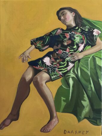 View artwork titled Yellow, Black, Green