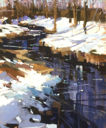 View artwork titled Winter at the Arboretum
