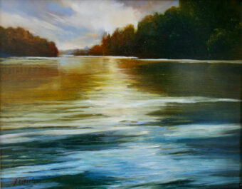 View artwork titled Reflecting Waters