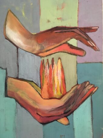 View artwork titled Reward of Right Action