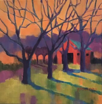 View artwork titled Through the Trees