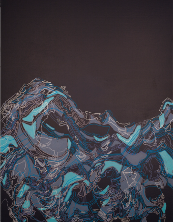 View artwork titled Ice Flow I
