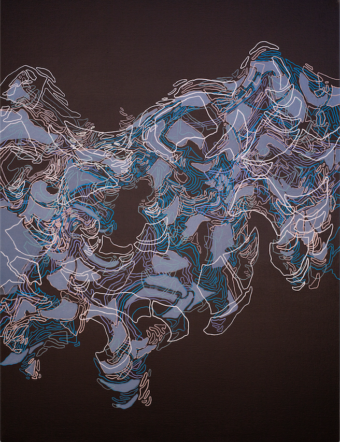 View artwork titled Ice Flow II