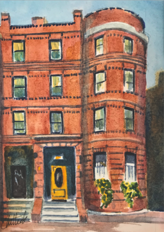 View artwork titled Brownstone, South End