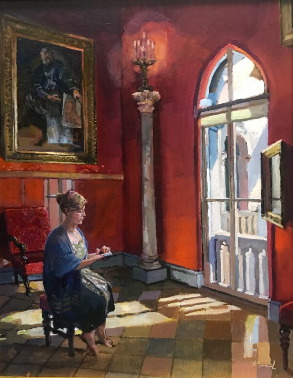 Texting in the Titian Room