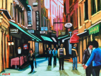 View artwork titled Confetti Storefronts (Venice)
