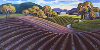 View artwork titled Tilling Time