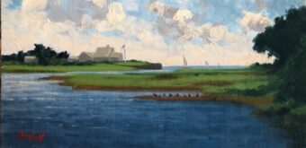 View artwork titled Saquatucket Harbor, Harwich Port