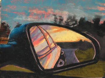 View artwork titled Santa Fe Sunest