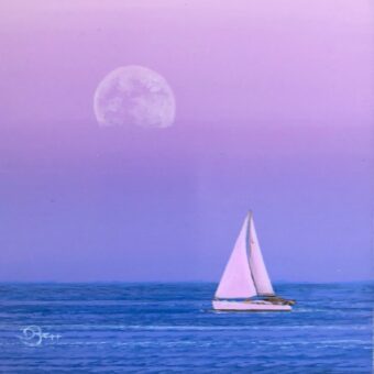 View artwork titled Moonsail