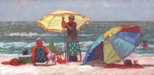 View artwork titled Umbrellas Up