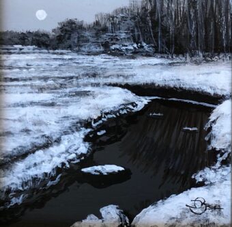 View artwork titled Winter Marsh