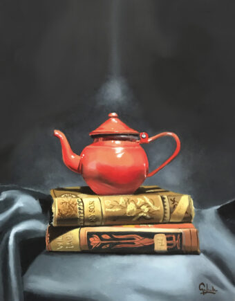 View artwork titled Little Red Teapot