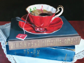 View artwork titled Little Red Teacup