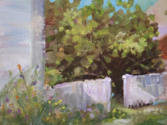View artwork titled village Green