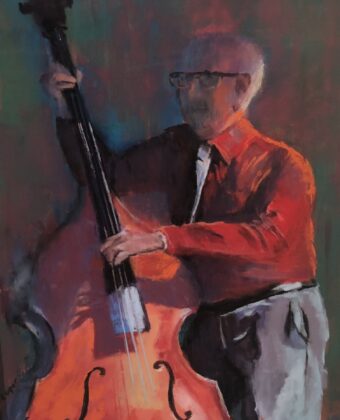 View artwork titled Bass Player