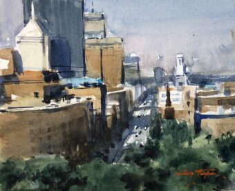View artwork titled Morning Light, Boylston Street