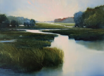 View artwork titled Red Dusk Study