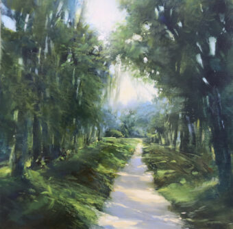 View artwork titled Sun Dappled Trail