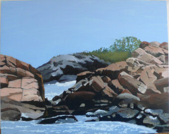 View artwork titled North Shore Rocks