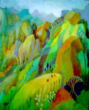 View artwork titled In the Mountains