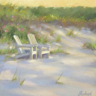 View artwork titled Beach Chairs
