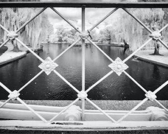 View artwork titled Public Garden Bridge II