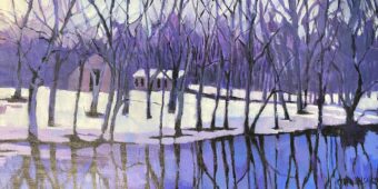 View artwork titled Winter in Concord