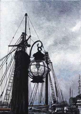 View artwork titled The Steaming Light