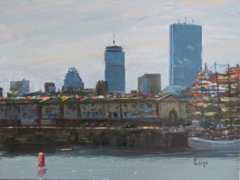 View artwork titled Tall Ships In