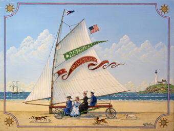 View artwork titled Beach Yacht Zephyr