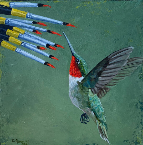 Ruby-Throated Hummingbird Art Class