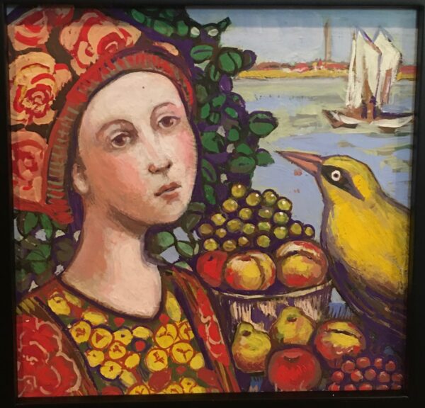 Lady and Yellow Bird
