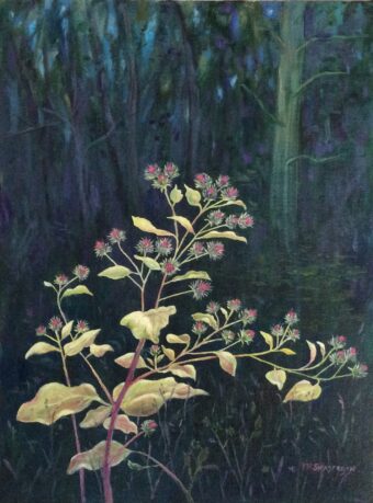 View artwork titled Thistle Buds
