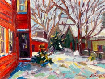 View artwork titled Christmas Morning