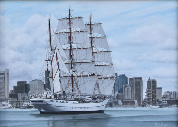 Tall Ship in Boston Harbor