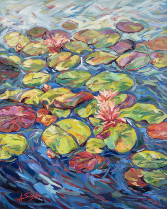 View artwork titled Water Lilies