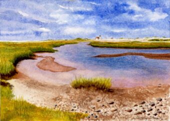 View artwork titled Hatches Harbor Facing Race Point Lighthouse, Provincetown, MA