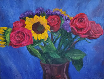 View artwork titled Birthday Flowers