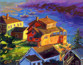 View artwork titled Good Night Monhegan