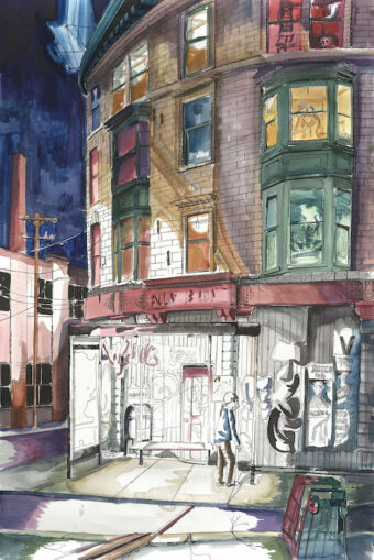 View artwork titled Three and Half Stages (Outside the Window)